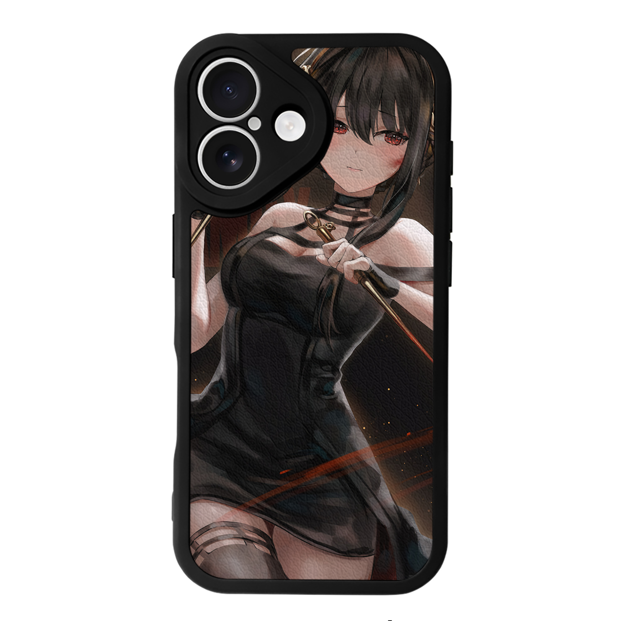 （画像用） SPY×FAMILY间谍家家酒 【iPhone 16シリーズ対応】シリコンスマホケース（レザー調） 材質：シリコン